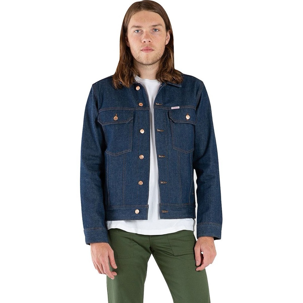 Topo Designs Raw Denim Trucker Jacket | Men’s Medium